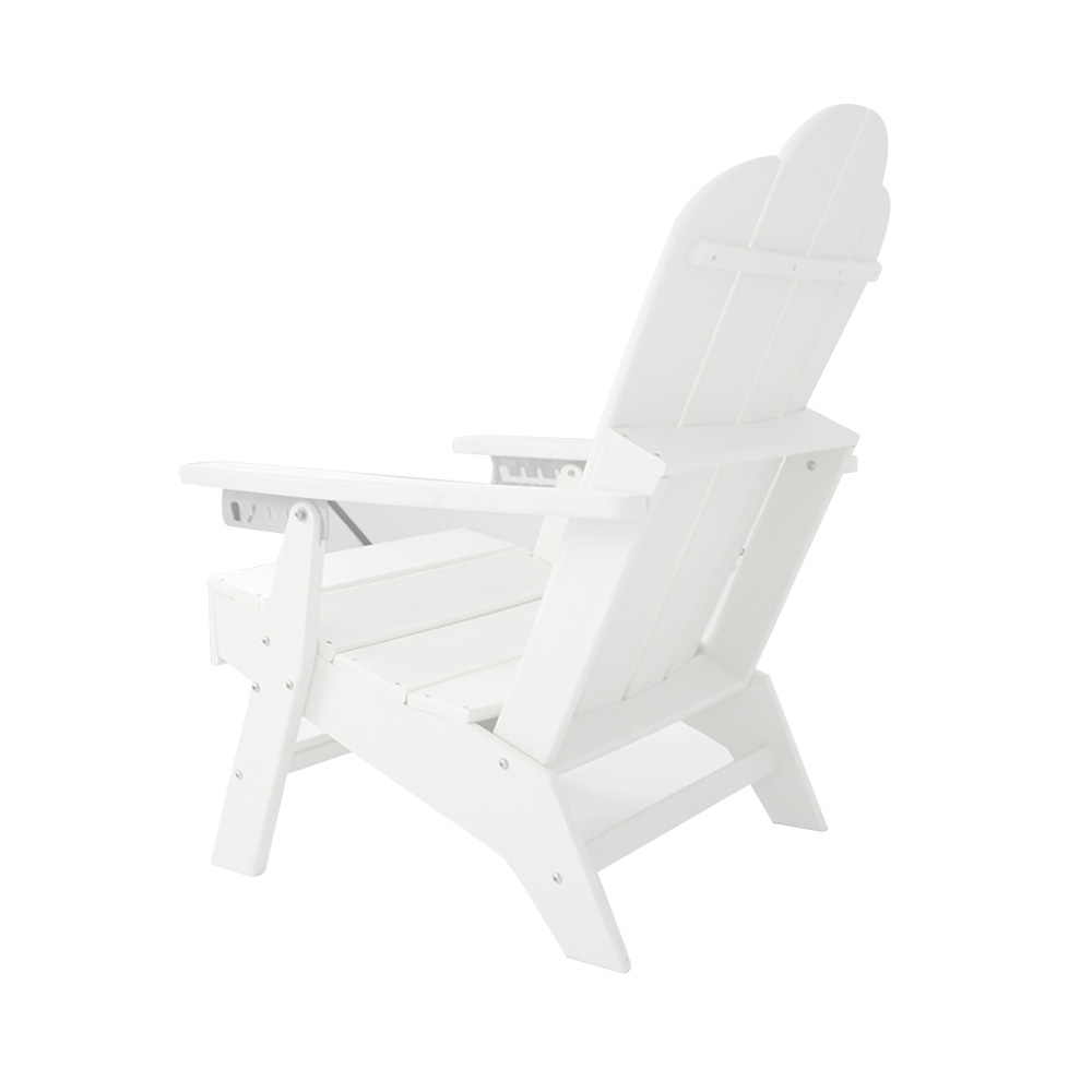 ADM006 Beach Leisure เก้าอี้ HDPE Adirondack เก้าอี้ปรับเอนกลางแจ้งแบบดึงออกได้